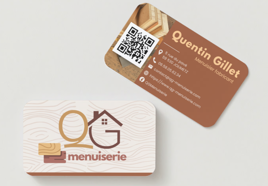 Carte de visite QG menuiserie