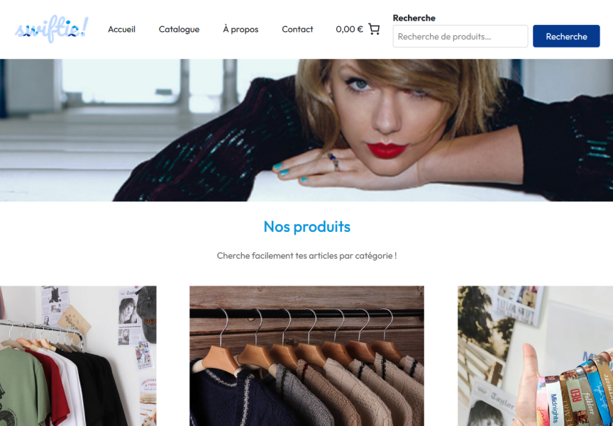 Page d'accueil swiftie!